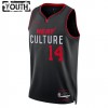 NBA Børn Trøje Miami Heat Tyler Herro 14 2023-24 Nike City Edition Sort Swingman